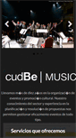 Mobile Screenshot of cudbemusic.com